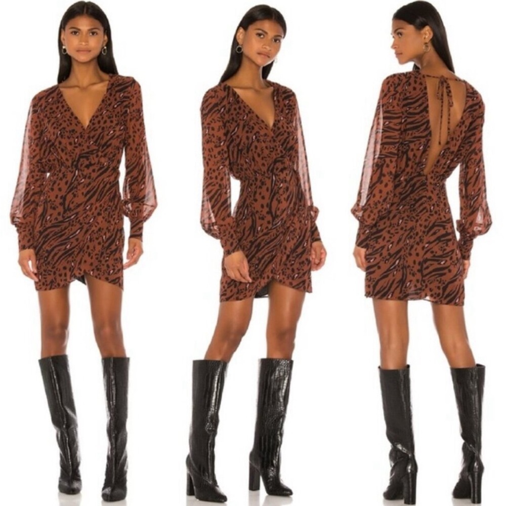 NWT LPA Maisie Dress in Filthy Animal size medium from revolve
